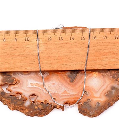 Taş Sandığı Beş Adet Kararmayan Rodajlı Zincir Kolye 45 cm Üniseks