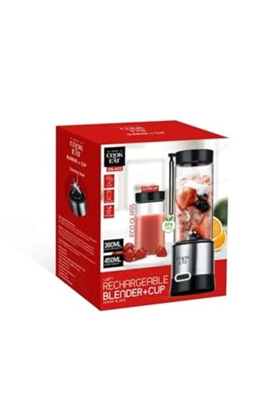 Taşınabilir Metal Kişisel Blender ShakeN Smoothies Blender Keskin Bıçaklı Ekstra Cup