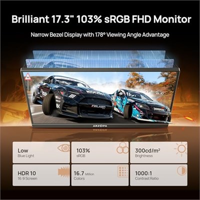 Taşınabilir Monitör Arzopa A1 M 17,3 inç