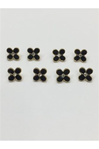 Taşlı Düğme/bluz Düğmesi 8 Li Set/Metal Taşlı Bluz Düğmesi