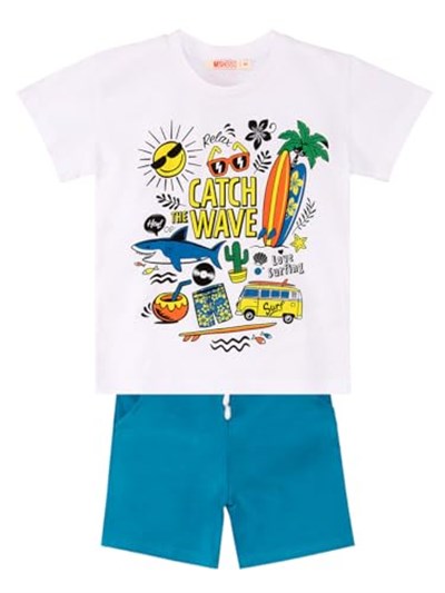 Tatil Erkek Çocuk T-shirt Şort Takım