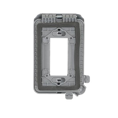TayMac ML500G Tek Takım Yatay/Dikey Montaj Hava Koşullarına Dayanıklı Genişletilebilir Düşük Profil Kullanım Sırasında Ekstra Hizmet Kapağı, Gri Kaplama