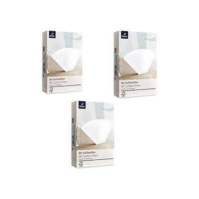 Tchibo 4 Numara (Büyük Boy) Filtre Kahve Kağıdı 3 x 80li Beyaz