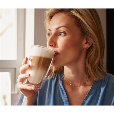 Tchibo Çift Cidarlı Latte Macchiato Bardağı, 2li
