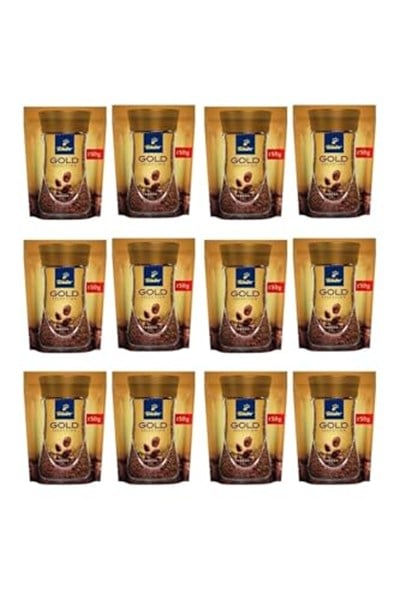 Tchibo Gold Selection Çözünebilir Kahve Ekonomik Paket 150 Gr 12Li