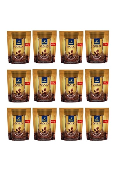 Tchibo Gold Selection Çözünebilir Kahve Ekonomik Paket 150 Gr 12Li
