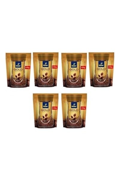 Tchibo Gold Selection Çözünebilir Kahve Ekonomik Paket 150 Gr 6Lı
