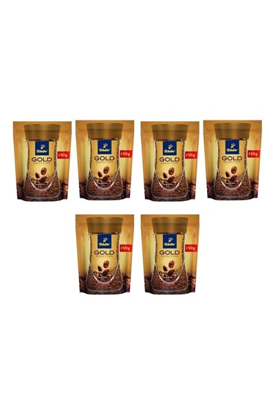 Tchibo Gold Selection Çözünebilir Kahve Ekonomik Paket 150 Gr 6Lı