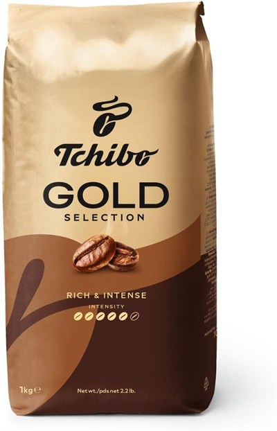 Tchibo Gold Selection Kahve Çekirdeği, Zengin ve Yoğun, 1 kg