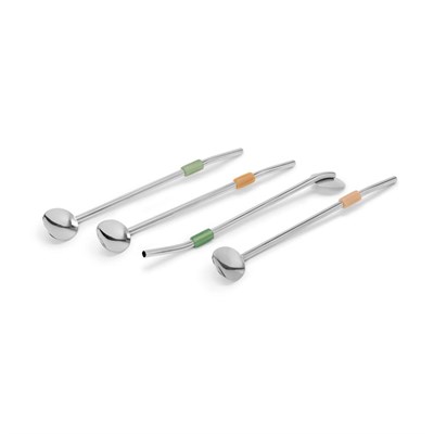Tchibo İçecek Kaşığı, Pipet Olarak Kullanılabilir, 4 Adet