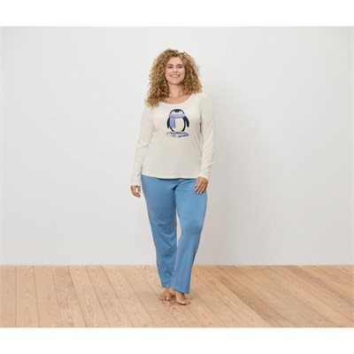 Tchibo Kadın Pijama, Basic Penguen