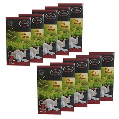 Tea Time Çay Demleme Poşeti (Filtresi) 10lu Paket (260 Poşet)