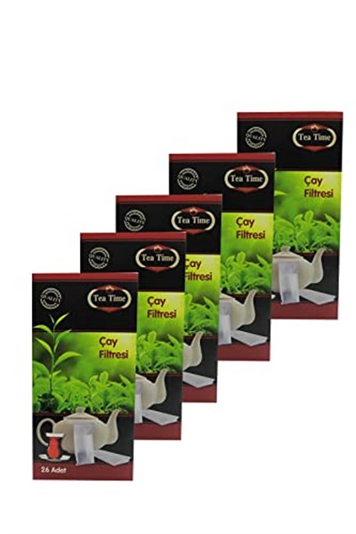 Tea Time Çay Filtresi Büyük Boy (130 Adet Filtre - Poşet) - Seçenekler: 130 Adet Filtre (Poşet), 260 Adet Filtre (Poşet)...