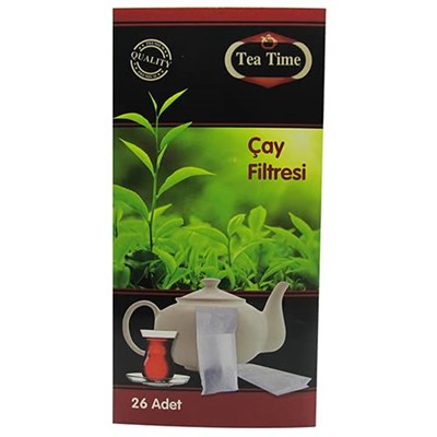Tea Time Çay Filtresi Büyük Boy (130 Adet Filtre - Poşet) - Seçenekler: 130 Adet Filtre (Poşet), 260 Adet Filtre (Poşet)...