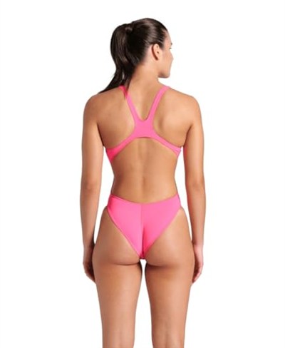 Team Swimsuit Swim Tech Solid Kadın Kırmızı Yüzücü Mayosu 004763450