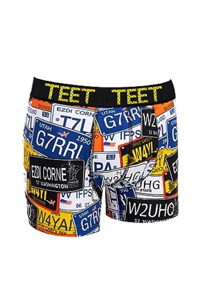 TEET Juan Raul Erkek Boxer Pamuklu Desenli 4lü Premium Set