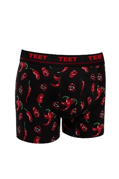 TEET Juan Raul Erkek Boxer Pamuklu Desenli 4lü Premium Set