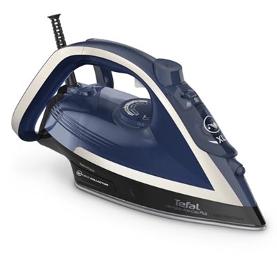 Tefal FV6846 Ultragliss Plus kireç önleyici buharlı ütü | 2800 Watt | çıkarılabilir kireç toplayıcı | 50 g/dk sürekli buhar çıkışı | 260 g/dk buhar çıkışı | otomatik kapanma | mavi/beyaz