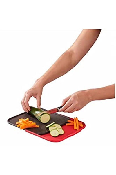 Tefal Kırmızı Ingenio Kesme Tahtası 4lü Set