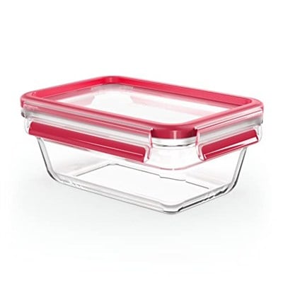 Tefal Masterseal Fresh Taze Kavanoz, Dikdörtgen, 0,85 l, Gıdaları Saklamak için, İstiflenebilir, Fırın ve Dondurucu için N1040810, Şeffaf