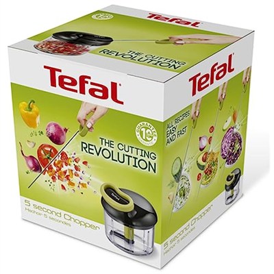 Tefal Rondo Manuel Doğrayıcı 900ml | Yeşil-Siyah | Sebze Soğan Doğrayıcı| Pratik rondo
