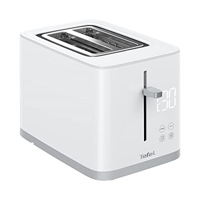 Tefal TT6931 Sense Ekmek Kızartma Makinesi | 7 Kızartma Kademesi | Dijital Ekran | Geri Sayım | Isınma/Buz Çözme | Kırıntı Tepsisi | Durdurma Tuşu | Beyaz