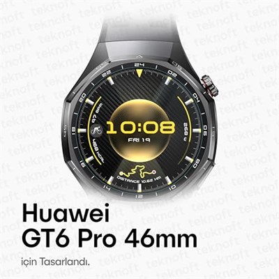 Teknoft Huawei Watch GT6 Pro 46mm için 2li Paket (2 Adet) Kolay Kurulum Otomatik Hizalama Aparatlı Şeffaf 9H Sertliğinde Gerçek Temperli Cam  - Seçenekler: Huawei GT6 Pro 46mm, Huawei GT2 Pro 46mm...