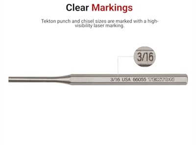 TEKTON Delgeçler | 66175, 3/16 inç