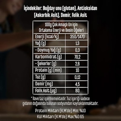 Tellioğlu Çok Amaçlı Un 2 Kg