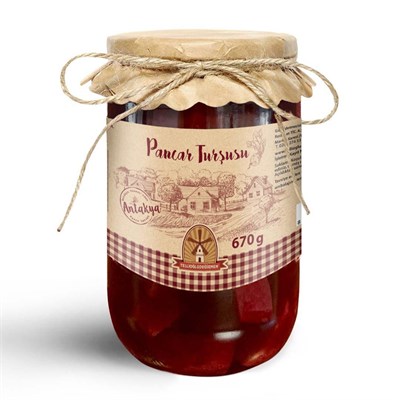 Tellioğlu Değirmen Pancar Turşusu 670 Gr