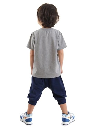 Tembel Hayvan Erkek Çocuk T-shirt Kapri Takım