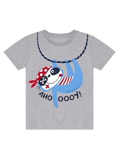 Tembel Hayvan Erkek Çocuk T-shirt Kapri Takım