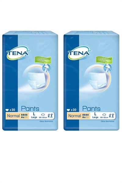 Tena 5,5 Damla Külotlu Hasta Bezi Medium (Orta Boy) 30 lu 2 Paket 60 Adet