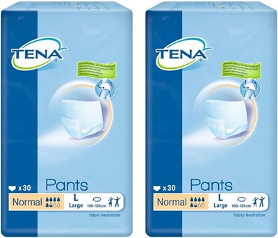 Tena 5,5 Damla Külotlu Hasta Bezi Medium (Orta Boy) 30 lu 2 Paket 60 Adet