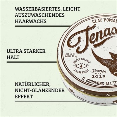 Tenax Saç Şekillendirici Pomade - Clay