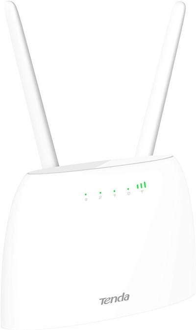 Tenda 4G06 N300 Wi-Fi 4G Volt Router, Tüm Operatör için SIM Kartlı Mobil Yönlendirici, Cat4 150Mbps, 32 Cihaza Kadar Bağlantı, Çıkarılabilir Antenler