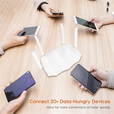 Tenda Ac5 1200mbps Dual Band 4 Port Wifi Kablosuz Router Access Point