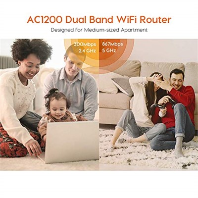 Tenda Ac5 1200mbps Dual Band 4 Port Wifi Kablosuz Router Access Point