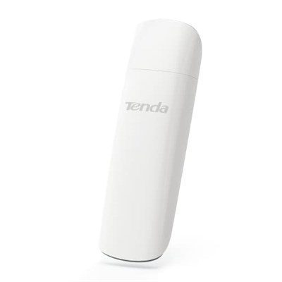 Tenda U18 WiFi 6 WLAN Stick WLAN USB Adaptörü (AX1800 Çift Bant 5 GHz:1201 Mbit/s +2,4 GHz: 574 Mbit/s) WPA3, USB 3.0, MU-MIMO, LED, Windows 10/11 destekler, PC/Laptop/Masaüstü için, Beyaz