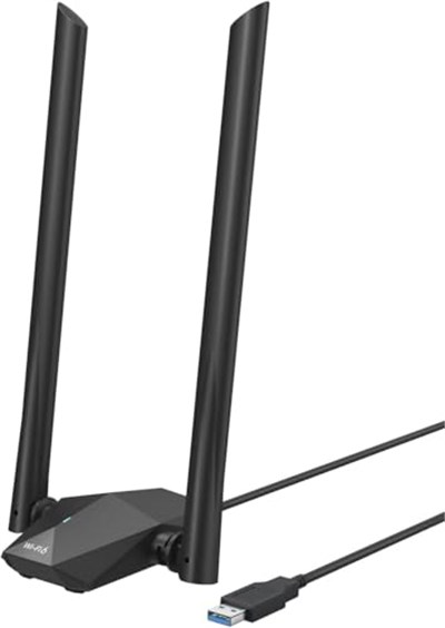 Tenda U18a Wi-Fi 6 Adaptör USB 3.0, AX1800 Çift Bantlı Wireless Adaptör, 1201Mbps 5GHz, 574Mbps 2.4GHz, Tak ve Çalıştır, MU-MIMO Teknolojisi, WP - Seçenekler: U18a|Wi-Fi 6|1800Mbps, U9|Wi-Fi 5|650Mbps