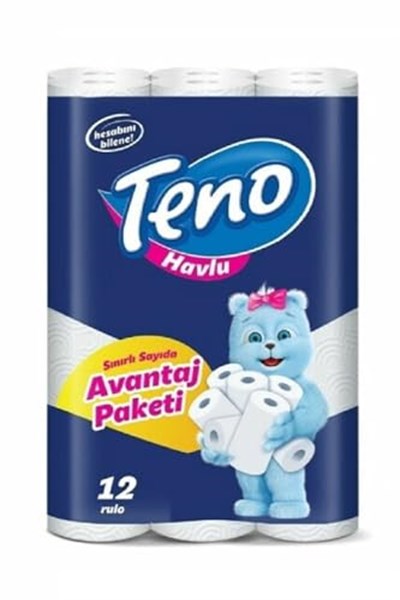 Teno Havlu Avantaj Paketi 12 Adet