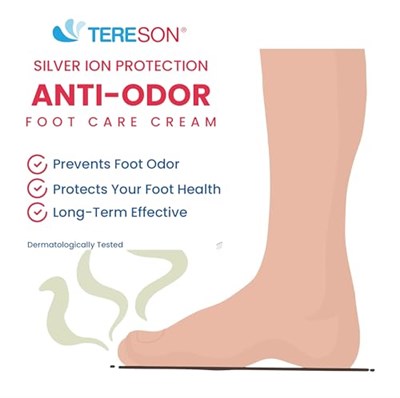 Tereson Koku Karşıtı Ayak Bakım Kremi 50 Ml (gümüş Iyon Korumalı)