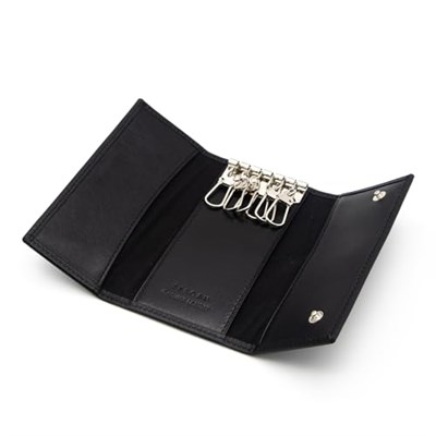 Tergan Siyah Deri Unisex Anahtarlık 0080B06