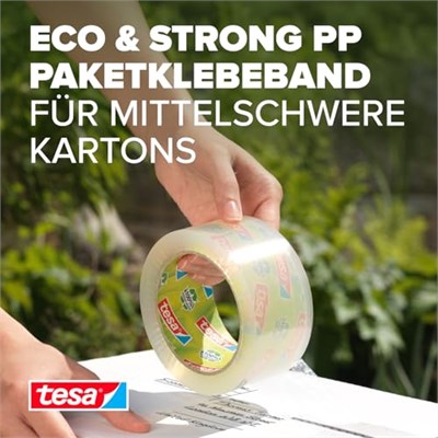 Tesa Eco Koli Bandı Şeffaf (PP)