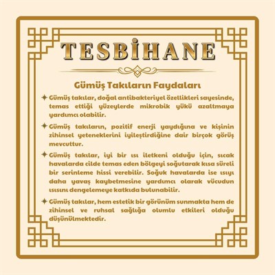(Tesbihane) Siyah Mineli Kalkan Tasarım 925 Ayar Gümüş Kol Düğmesi
