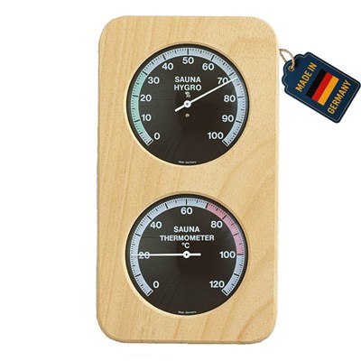 TFA Sauna Termometre Higrometre Nem Ölçer Ahşap, Kahverengi