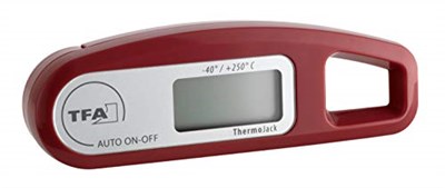 TFA Thermo Jack Katlanır Problu Dijital Termometre Bordo