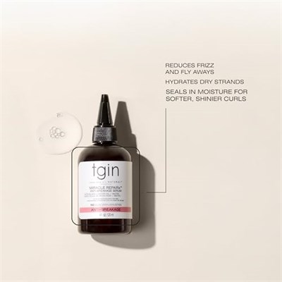 Thank God Its Natural Tgin Miracle RepaiRx Doğal Saçlar İçin Anti-Beriklik Serum - Kuru Saç - Kıvırcık Saç - 4 Oz