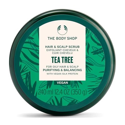 The Body Shop Çay Ağacı Arındırıcı ve Dengeleyici Saç ve Saç Derisi Ovma Vegan ipek Protein 240ml