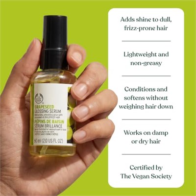 The Body Shop Üzüm Çekirdeği Parlatıcı Serum, 2.5-Sıvı Ons
